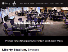 Tablet Screenshot of liberty-stadium.com